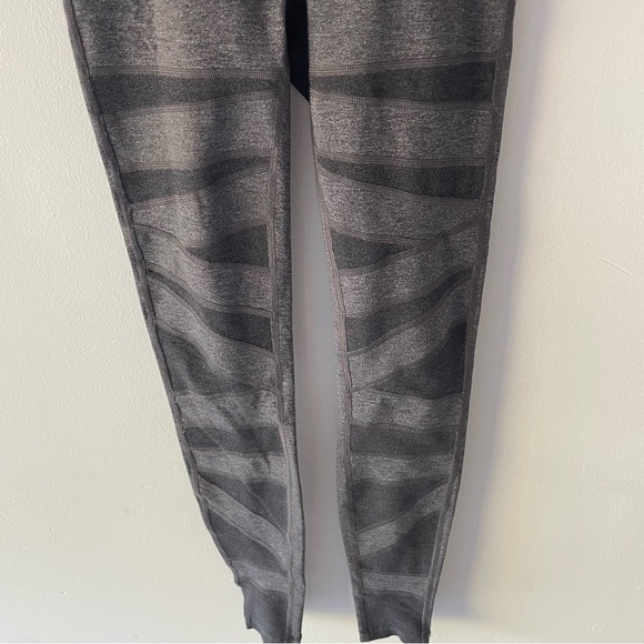 Lululemon wunder under full length tech mesh gray leggings tights 37818 - Picture 4 of 9